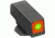 Ameriglo Night Sights - ProGlo Style - FRONT Sight Only - Green w/ Orange Square Outline