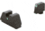 AmeriGlo Optic Compatible Sight Set for Glock 3XL Tall w/Green Tritium White Outline Front/ Single Green Tritium Dot Rear, i-Dot, GL-193