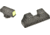 AmeriGlo Painted Sight Set Black Rear and Lumi Square Front, Fits Glock 17 GL-440