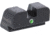 AmeriGlo Rear Only-Green Tritium Lamp, single dot No Outline .316 H .150 Sq Notch, SG-101R