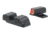 AmeriGlo Hackathorn Sight Set, Sig P320, Green Tritium W/Orange Outline, Steel, SG-434