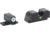 AmeriGlo SIG I-Dot Tritium Pistol Sight Sets, Green Tritium Lamp, White Outline FRONT, Green Single Dot REAR, SG-101