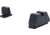 AmeriGlo Smith &amp; Wesson Pistol Front Sight, Serrated .378in FRONT, Black .492inREAR, Smith &amp; Wesson, SW-429