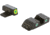 AmeriGlo Spartan 3 Dot Night Sight Set for SIG w/Green Tritium LumiGreen Outline Front/ Green Tritium White Outline Rear, SG-747