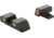AmeriGlo Spartan 3 Dot Night Sight Set for SIG/XD w/Green Tritium Orange Outline Front/ Green Tritium White Outline Rear, SG-745