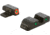 Ameriglo Spartan Tactical Tritium Night Sight Set For Most SIG Using #8 Height Orange/Green
