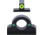 AmeriGlo Springfield Ghost Ring Sight, Green Tritium LumiGreen Outline FRONT, Green Tritium REAR, Springfield, XD-325
