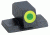 AmeriGlo Tritium Front All MP Models, .230in. Height ProGlo Front Sight Green Tritium and Lime-Green Outline