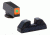 Ameriglo Tritium front serrated rear, green orange GL-647