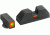 AmeriGlo Tritium Night Sight Fits Glock 17,19,22,23,24,26,27,33,34,35,37,38,39, ProGlo Square Front, Orange and Orange Painted Line Rear GL-616