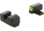 AmeriGlo Trooper Sets for Springfield Hellcat OSP w/Green Tritium LumiGreen Outline Front/ Green Tritium Black Outline Rear, SA-819