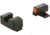 AmeriGlo Trooper Sets for Springfield Hellcat OSP w/Green Tritium Orange Outline Front/ Green Tritium Black Outline Rear, SA-816