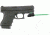 ArmaLaser GTO/FLX Finger Touch Green Laser Sight for Glock 29/30, Black, GTOG/FLX19