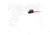 ArmaLaser GTO/FLX Finger Touch Red Laser Sight for Ruger American, Black, GTOFLX73