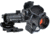 AT3 Tactical 4x Magnified Red Dot with Laser Sight Kit, Red Dot, Red Laser Sight &amp; 4x Magnifier, LEOS-4XRDM-KIT