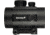 Barska 1x50mm 5 MOA Illuminated Reticle Red Dot Scope, Black, Weaver Base - AC10332