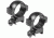 Barska Rifle Scope Rings - 30mm, High Height, Matte Black, Weaver - AI10340
