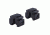 Model 181 .6in Long Tri-Mount Dovetail Riser Mount,Matte Black
