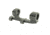 Black Spider Optics 30 MM 1.58 Inch Scope Height Spider Meyers Mount, Black, 30mm, BLKSPDRMM158