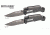BriteBrite-Blade Tactical Lighted Survival Knife w/ Mini LED Flashlight, 3.5in, Combo Edge Serrated BSTLSK-100-SERRATED