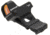 BROWE 1x23mm 3 MOA Red Dot Micro Reflex w/RMR Footprint, Side Loading Battery w/45 Degree Offset Mount, Black, One Size, BMR-3MOA-RS-45
