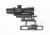 BROWE 4x32 Combat Optic Rifle Scope, 7.62x39mm Chevron RS, Green, Black, BCO-005G-RS