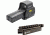 EOTech Holographic Weapon Sight, Non-Night Vision Compatible 518.A65 w/ Kinetic Development Group SIDELOK Universal Scope Riser 518.A65-KIT4