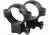 Burris Airgun Rimfire Deluxe Steel .22 Rings - High, Matte Black 420076