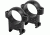Burris Zee 1in Steel Rifle Scope Rings  - High, Black Matte, 420087