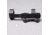 Christensen Arms Cantilever Scope Rings, 0 MOA, Black/Burnt Bronze, 1in, 810-00043-00