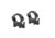 Contessa Hardened Steel Quick Clamp Picatinny Rings, Black, 1 inch, 12mm, SR, SPP01/B/SR