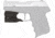 Crimson Trace LTG-774 Lightguard Weapon Light, 1/3N Battery, White, 110 Lumens, Black, 01-01930