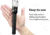 Eagtac GX30L2-DR Flashlight, XPL HI CW w/ LEDarray LED, 1700lm w/ 820lm, Black, GX30L2R-Diffuser-XPLHI-CW