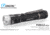 EAGTAC P25LC2 Diffuser Flashlight, XM-L2 U2 NW w/ LEDarray LED, 1150lm w/ 475lm, Black, P25LC2-Diffuser-XML2-NW