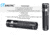EAGTAC TX3G Flashlight, XHP35 HI CW LED, 1870lm, Black, TX3G-XHP35-HI-REG-CW