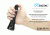 Eagtac USB Rechargeable S25LR XHP35 HD 2000 Lumen Tactical Flashlight, Black, Medium, S25LRXHP35HD