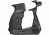 FAB Defense AK-47 Quick Deployment Bipod with Integrated AGR-47 Pistol Grip, Black, FX-AKPODB