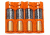 GG&amp;G Battery Caddy AA,Pack of 4,Orange GGG-1493