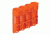 GG&amp;G Battery Caddy AA,Pack of 4,Orange GGG-1493