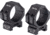 GUNNR Gulltoppr 34mm Riflescope Rings, 1in, Black, MON-FT01-34