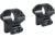 Hawke Sport Optics Dovetail Match Series Rifle Scope Rings - 2-Pieces, 1in, Medium, Black, 22101