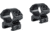 Hawke Sport Optics Match Series Weaver Scope Rings - 2 Pieces, 1in, Low, Black, 22112