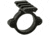 Hi-Lux 30mm Lock Ring with Rail, Matte Black, Small, 30LRWR