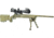 Hi-Lux Optics Leatherwood ART M1200 6-24x50mm Rifle Scope, 30mm, Matte Black, w/Illuminated Green XLR Ranging Reticle, M1200-XLR