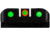 HiViz LiteWave H3 Tritium/Litepipe Pistol Night Sight Set for Glock Gen 1-5 in .45 ACP, .45 GAP, and 10mm