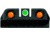 HiViz Green/Orange Litepipes w/White Front Ring