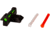 Hiviz SR22 Ruger Interchangeable Front Sights Ruger SR22 Red/Green/White