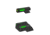 USED HiViz Staccato Handguns LiteWave H3 Tritium/LitePipe Day/Night Sight, Green with Orange Front Ring, STIN521, EDEMO2, Used, Condition Fair, Installed/Mounted