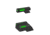 USED HiViz Staccato Handguns LiteWave H3 Tritium/LitePipe Day/Night Sight, Green with White Front Ring, STIN321, EDEMO1, Condition Fair, Other