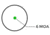 Holosun EPS Enclosed Pistol Sight, 6 MOA, Green Reticle, Black, EPS-GR-6